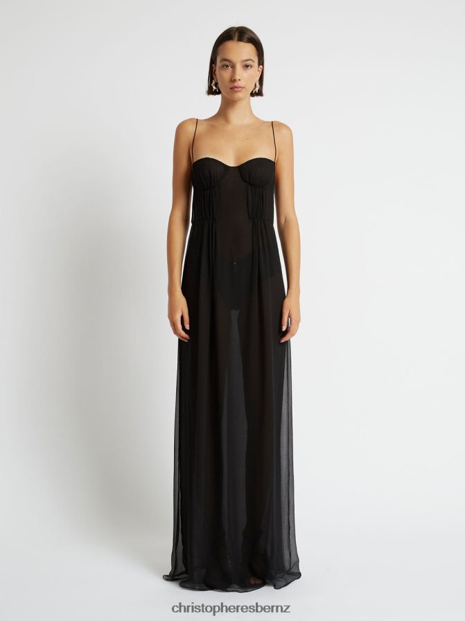 Christopher Esber Black Balconette Bra Dress Clothing R68N6Z67