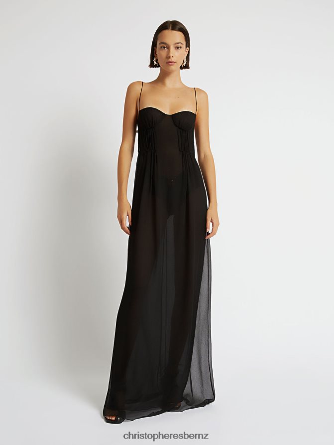 Christopher Esber Black Balconette Bra Dress Clothing R68N6Z67