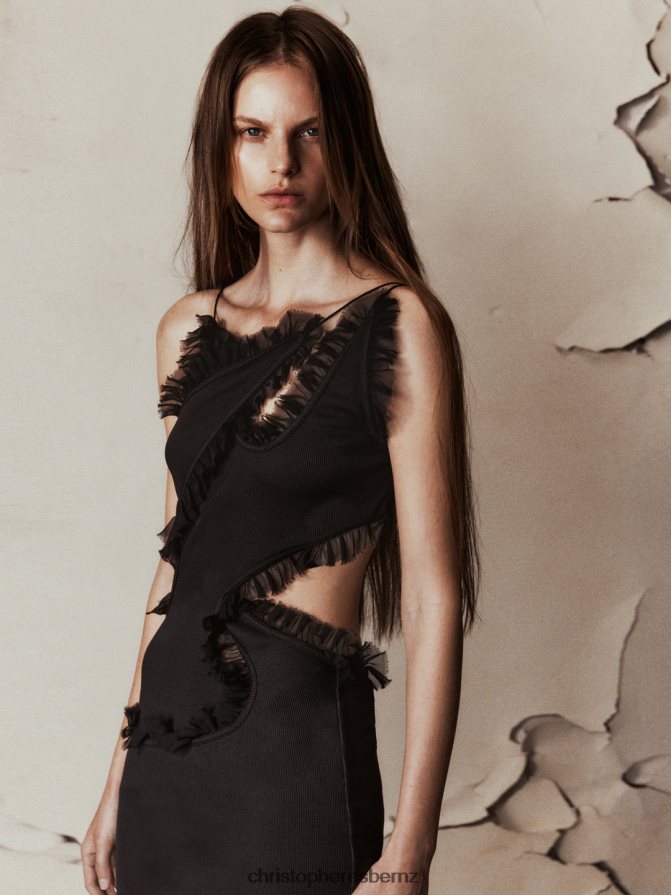 Christopher Esber Black Carina Interlinked Dress Clothing R68N6Z66