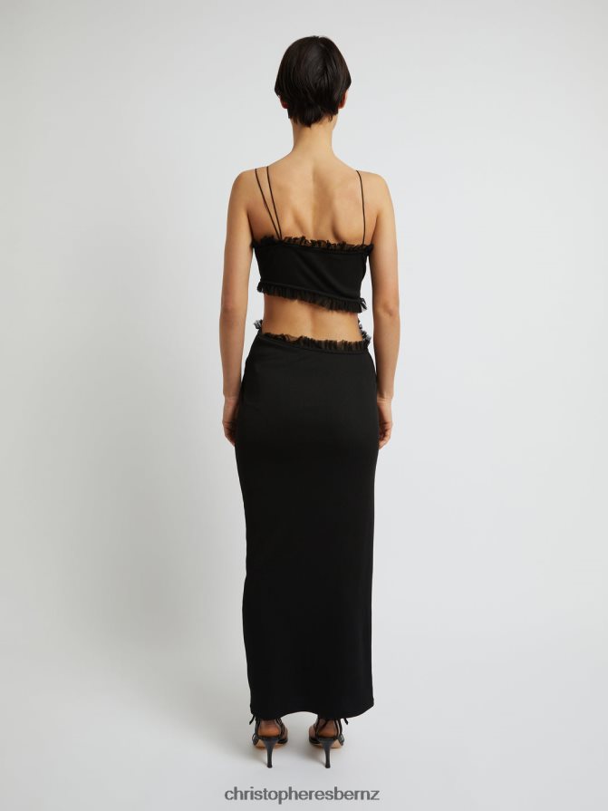 Christopher Esber Black Carina Interlinked Dress Clothing R68N6Z66