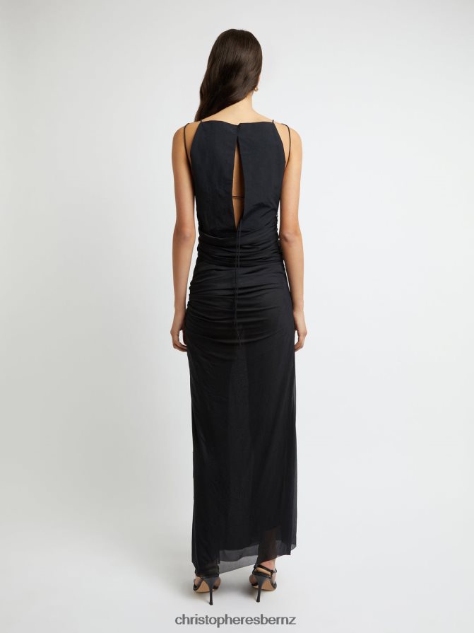 Christopher Esber Black Chlorophyte Ore Gown Clothing R68N6Z33