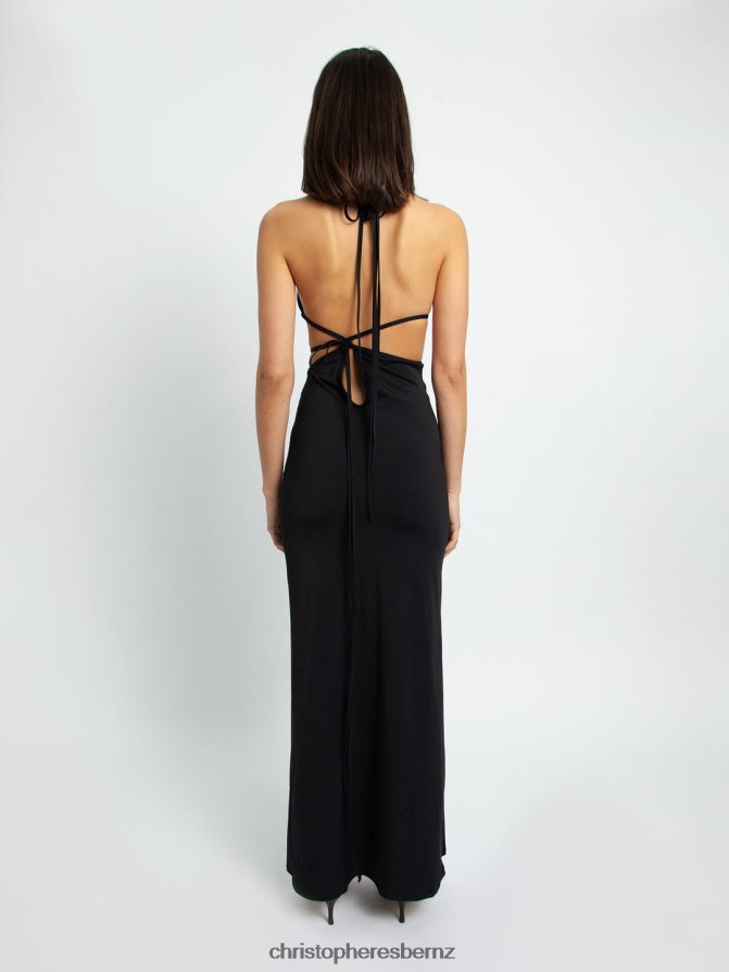 Christopher Esber Black Displace Lycra Dress Clothing R68N6Z69