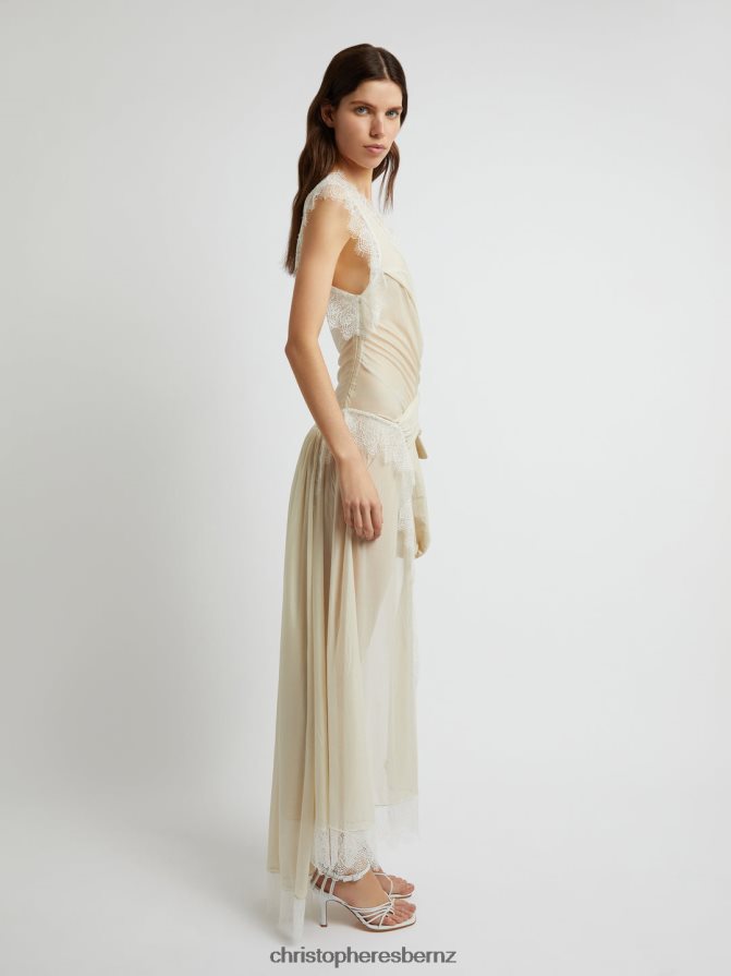 Christopher Esber Putty Terraria Cargo Pocket Dress Clothing R68N6Z10