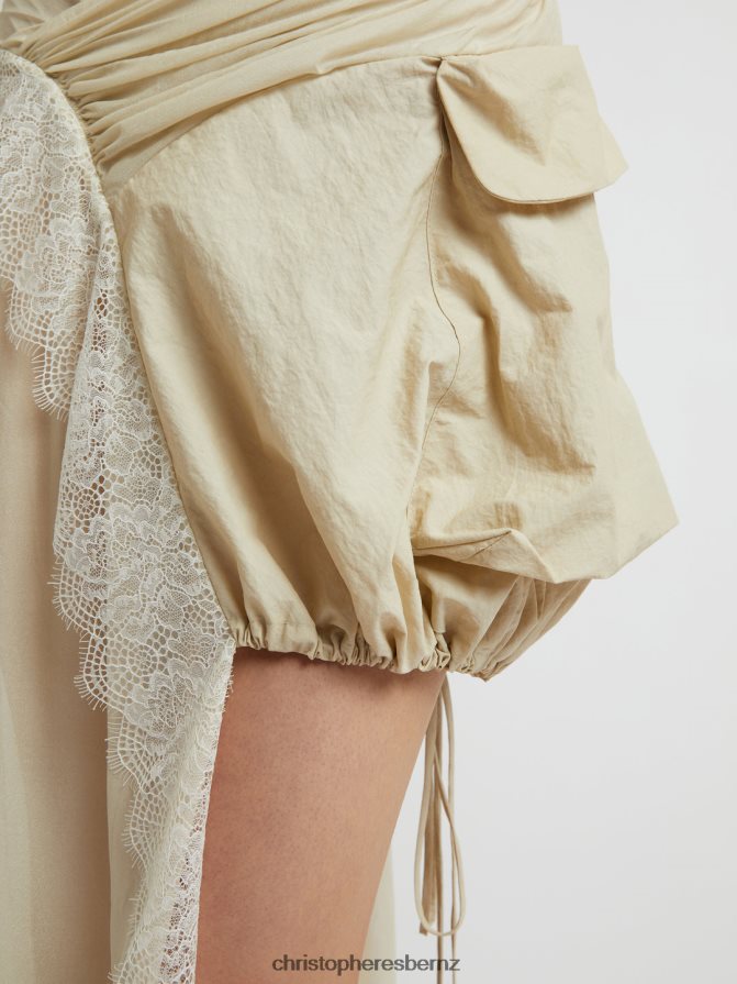 Christopher Esber Putty Terraria Cargo Pocket Dress Clothing R68N6Z10