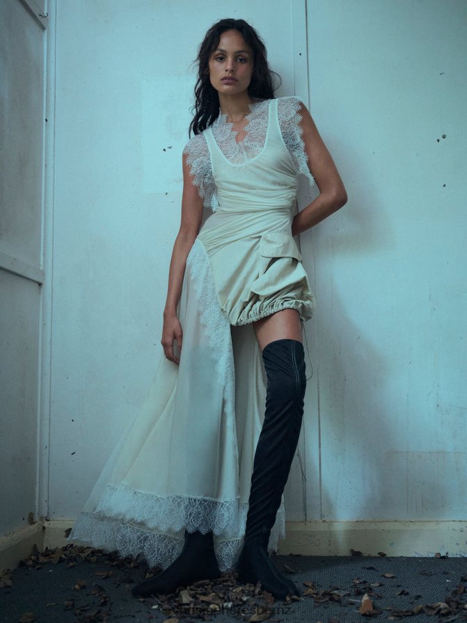 Christopher Esber Putty Terraria Cargo Pocket Dress Clothing R68N6Z10