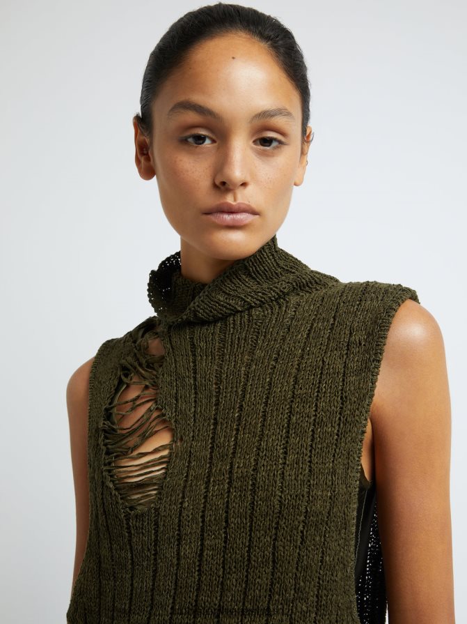 Christopher Esber Seaweed Relica Duo Vest Dress Clothing R68N6Z35