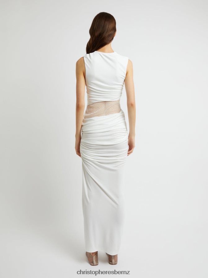 Christopher Esber White Boketto Column Dress Clothing R68N6Z28