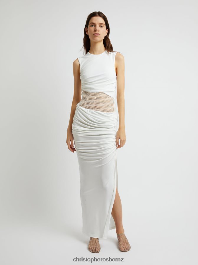 Christopher Esber White Boketto Column Dress Clothing R68N6Z28