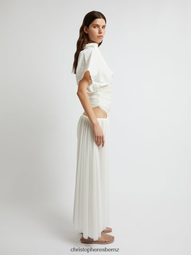 Christopher Esber White Comosum Clash Shirt Dress Clothing R68N6Z27