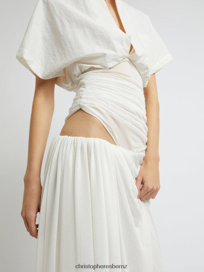 Christopher Esber White Comosum Clash Shirt Dress Clothing R68N6Z27