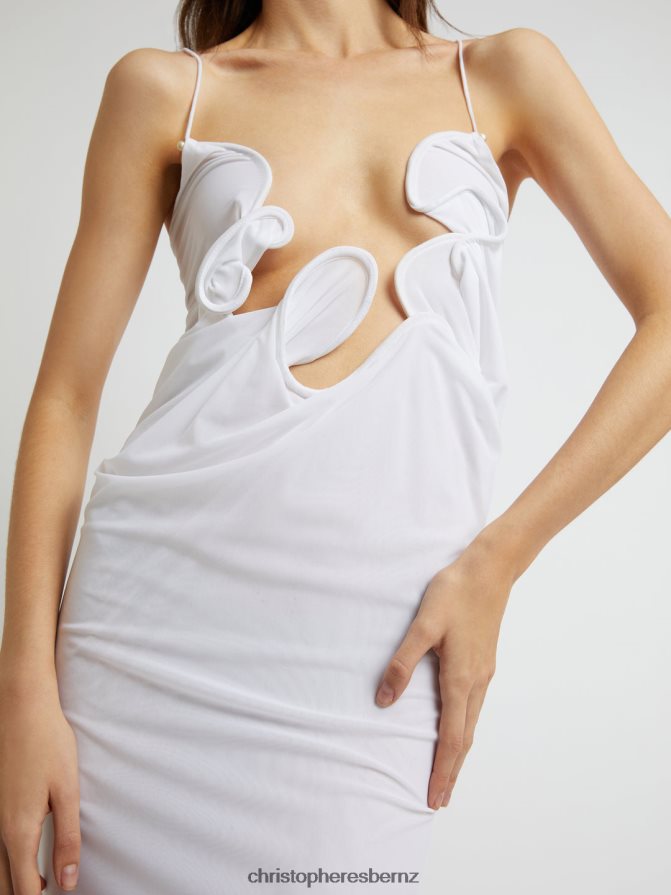 Christopher Esber White Molded Venus Dress Clothing R68N6Z4