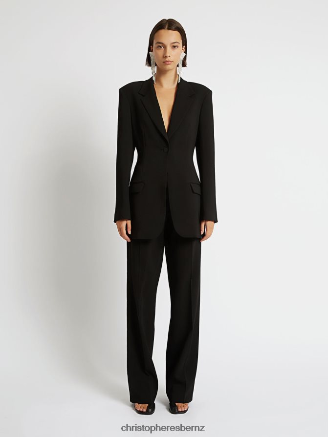 Christopher Esber Black Redux Contoured Blazer Clothing R68N6Z174