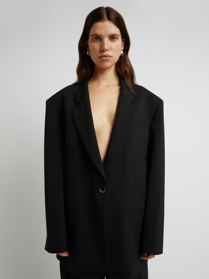 Christopher Esber Black The Bermuda Blazer Clothing R68N6Z167