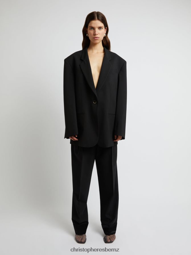 Christopher Esber Black The Bermuda Blazer Clothing R68N6Z167