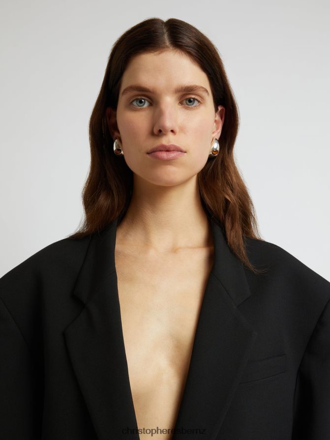 Christopher Esber Black The Bermuda Blazer Clothing R68N6Z167