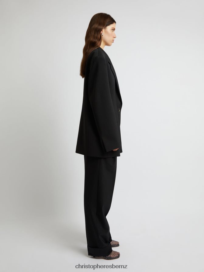 Christopher Esber Black The Bermuda Blazer Clothing R68N6Z167