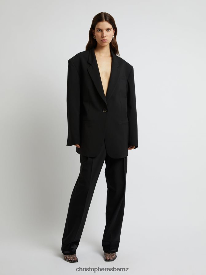 Christopher Esber Black The Bermuda Blazer Clothing R68N6Z167