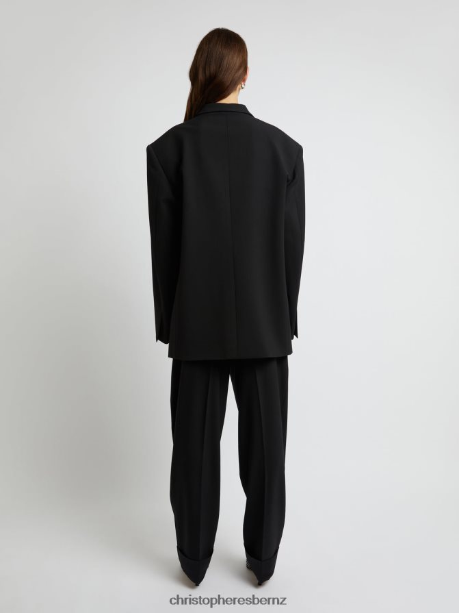 Christopher Esber Black The Bermuda Blazer Clothing R68N6Z167