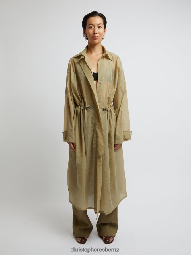 Christopher Esber Taupe Sola Stitched Anorak Clothing R68N6Z170