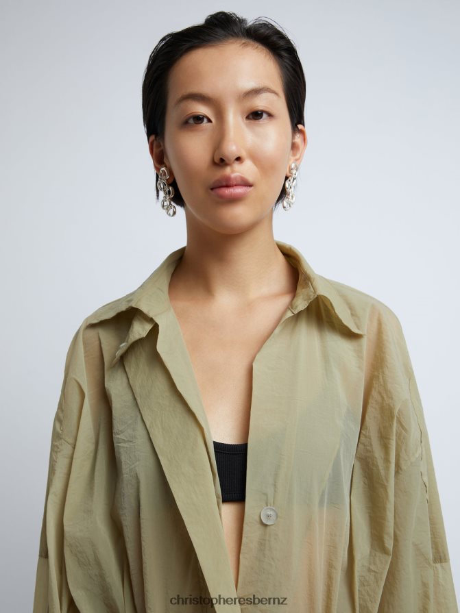 Christopher Esber Taupe Sola Stitched Anorak Clothing R68N6Z170