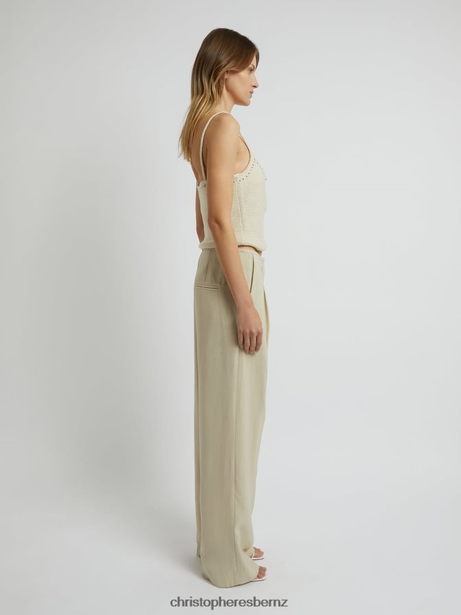 Christopher Esber Apricot Pointelle Clasp Cami Clothing R68N6Z2