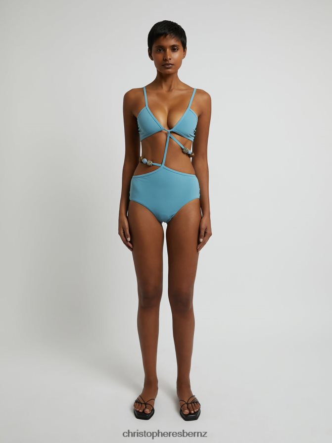 Christopher Esber Mare Cross Bandeau Quartz One Piece Clothing R68N6Z192