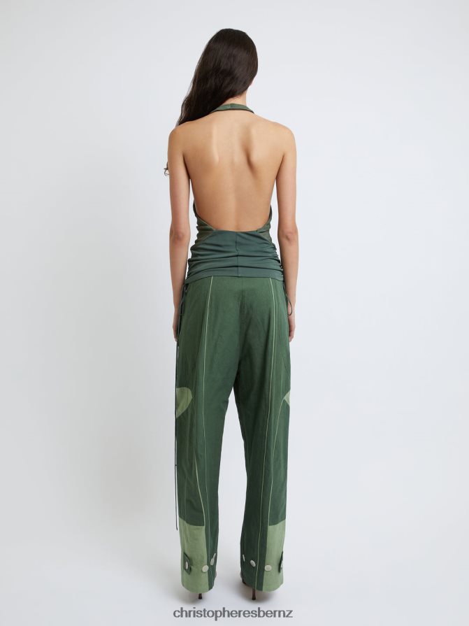 Christopher Esber Bottle/Green Cocosolo Duo Tone Trouser Clothing R68N6Z130