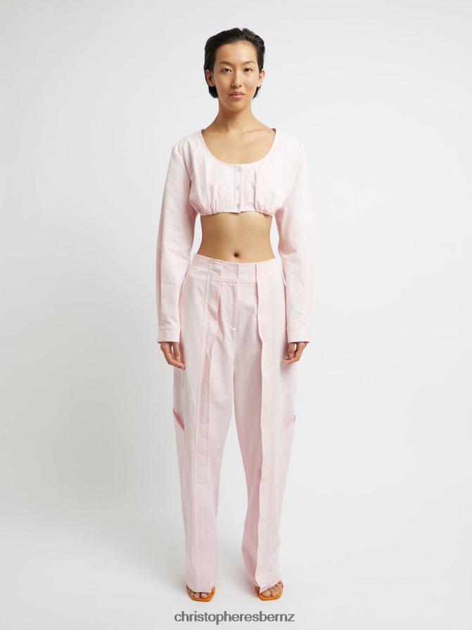 Christopher Esber Chalky/Pink Cocosolo Trouser Clothing R68N6Z131