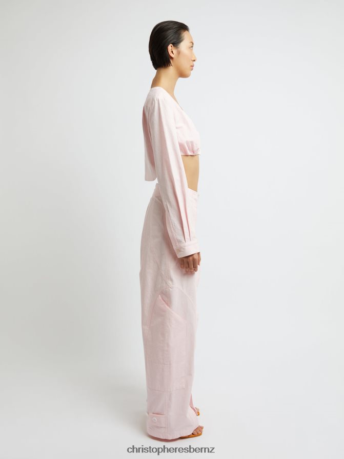 Christopher Esber Chalky/Pink Cocosolo Trouser Clothing R68N6Z131