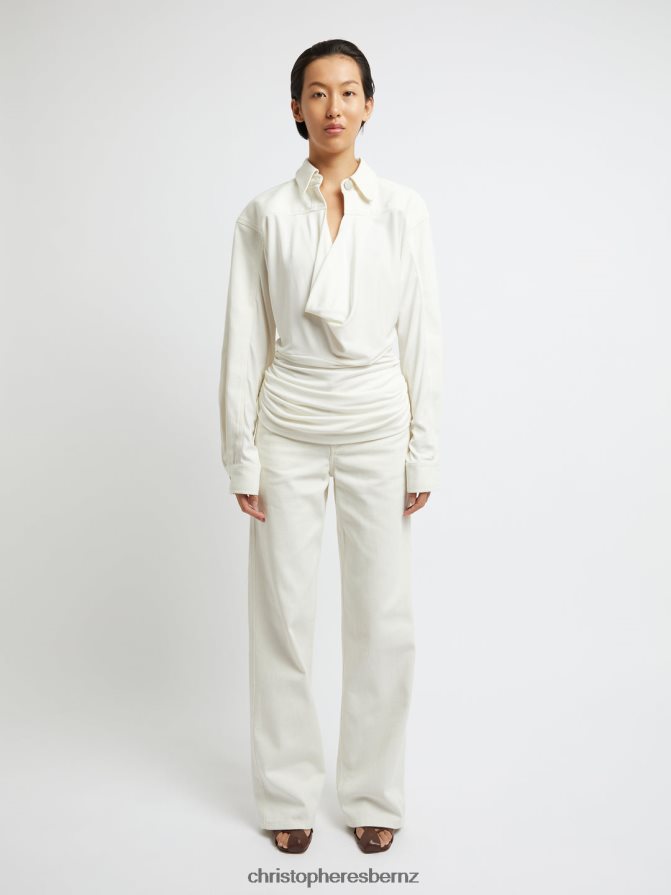 Christopher Esber Natural Deconstruct Denim Jean Clothing R68N6Z163