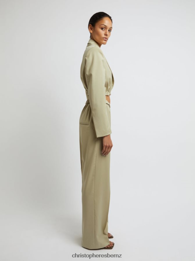 Christopher Esber Putty Contorta Trouser Clothing R68N6Z127