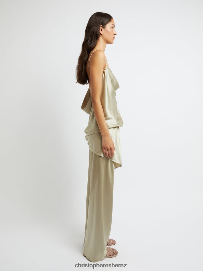 Christopher Esber Putty Silk Bias Trouser Clothing R68N6Z129