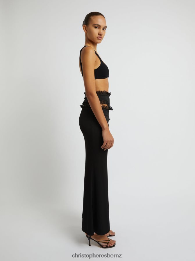 Christopher Esber Black Carina Interlinked Skirt Clothing R68N6Z160