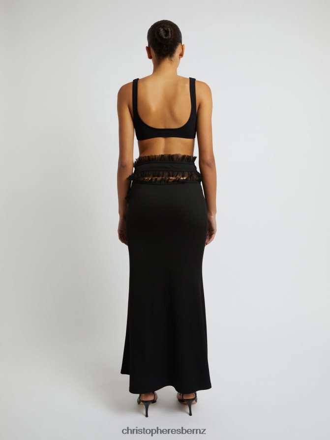 Christopher Esber Black Carina Interlinked Skirt Clothing R68N6Z160