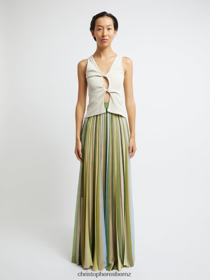 Christopher Esber Dypsis/Green/Multi Entwined Ribbon Skirt Clothing R68N6Z145