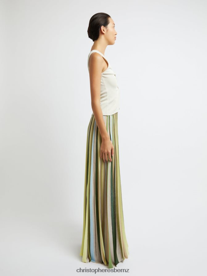 Christopher Esber Dypsis/Green/Multi Entwined Ribbon Skirt Clothing R68N6Z145