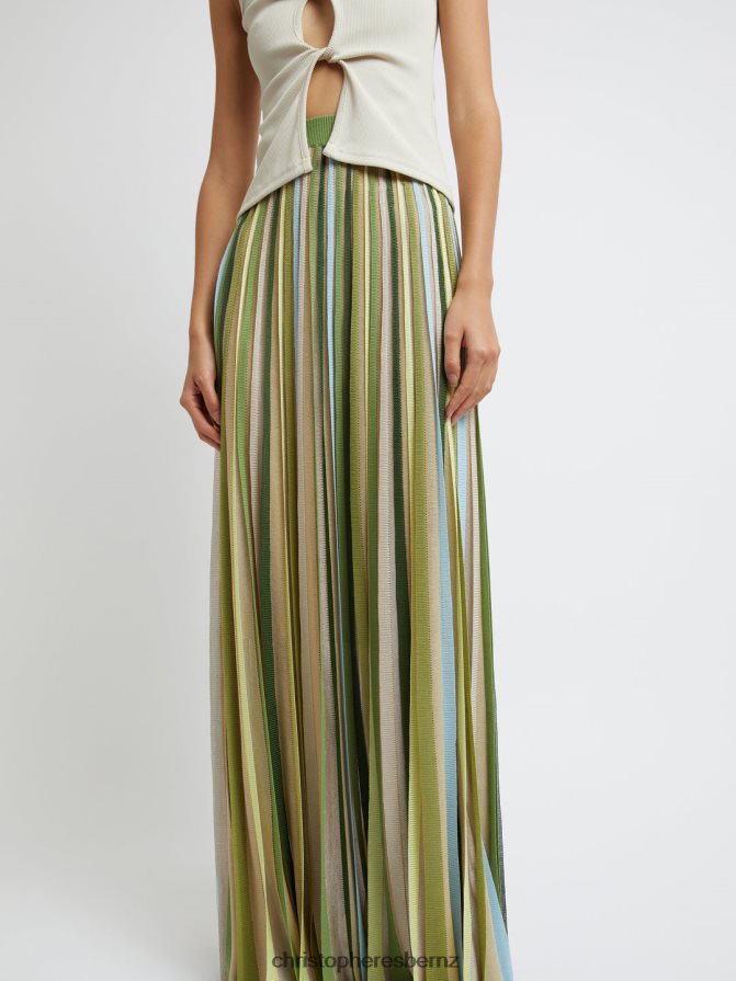 Christopher Esber Dypsis/Green/Multi Entwined Ribbon Skirt Clothing R68N6Z145