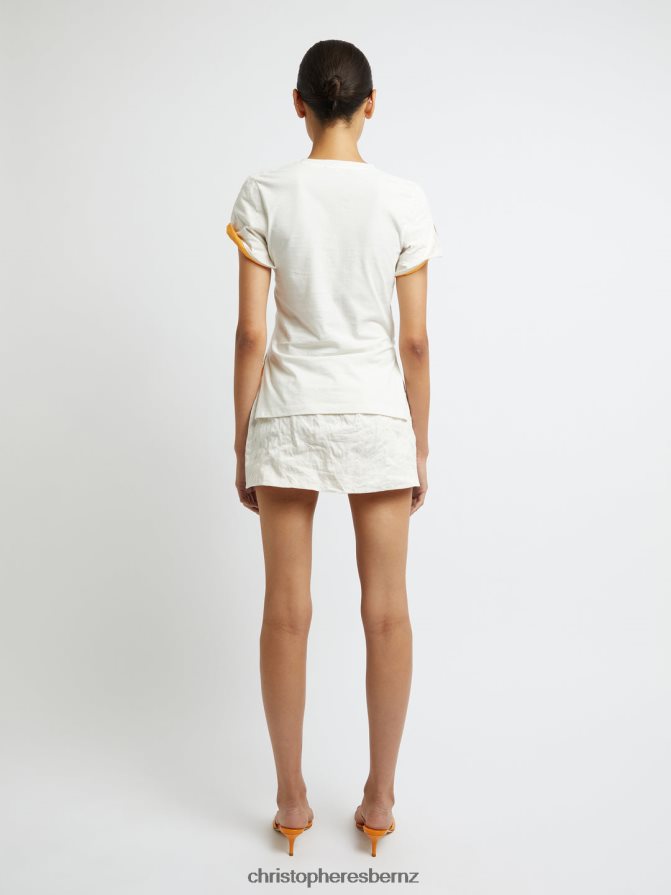 Christopher Esber Lost/Souvenir/Print Lost Souvenir Crushed Micro Skirt Clothing R68N6Z141