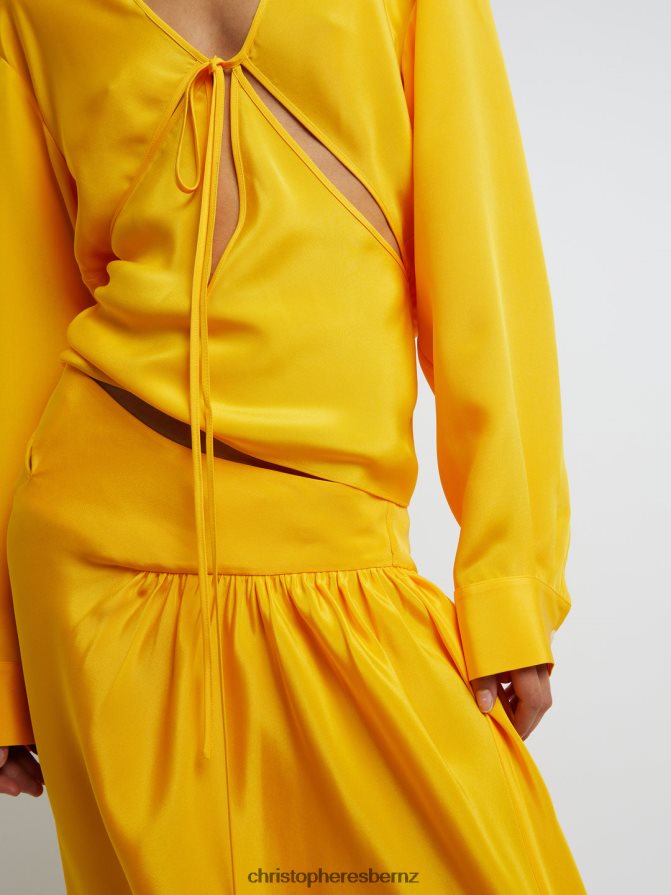 Christopher Esber Mango Triquetra Gathered Skirt Clothing R68N6Z149