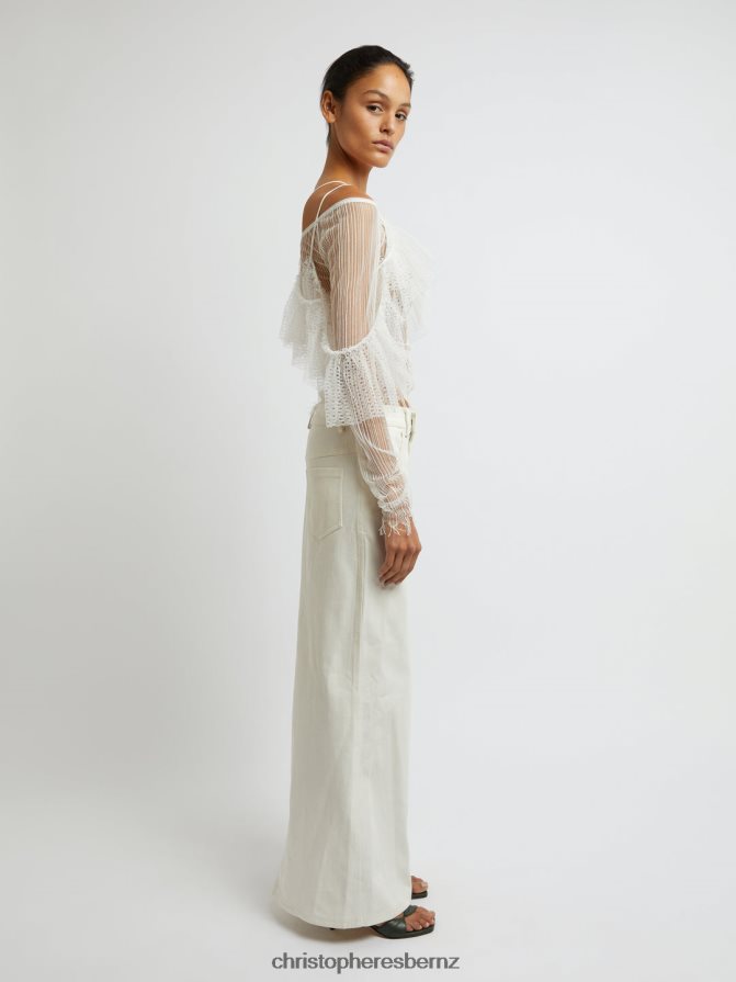 Christopher Esber Natural Chimaera Column Denim Skirt Clothing R68N6Z150