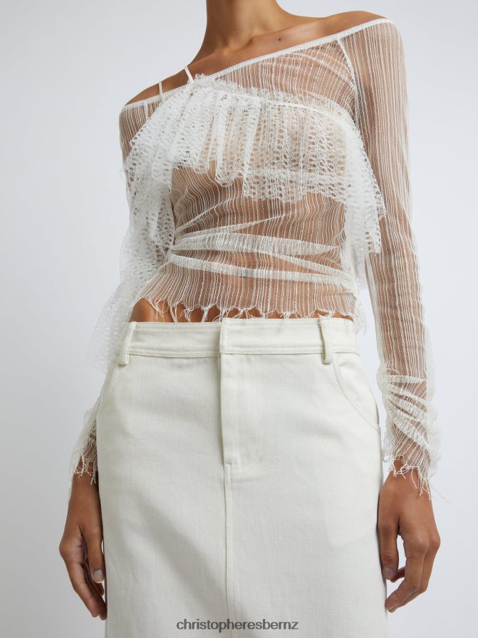 Christopher Esber Natural Chimaera Column Denim Skirt Clothing R68N6Z150