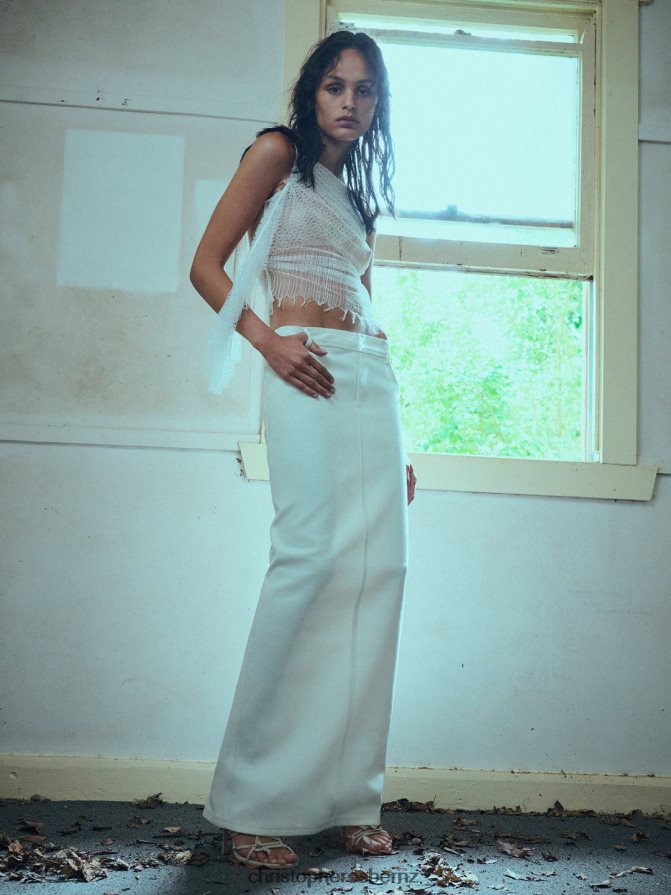 Christopher Esber Natural Chimaera Column Denim Skirt Clothing R68N6Z150