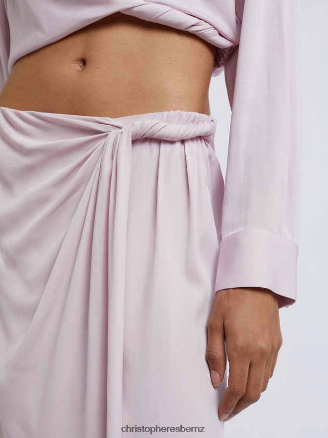 Christopher Esber Rose/Quartz Wrapped Skirt Clothing R68N6Z156