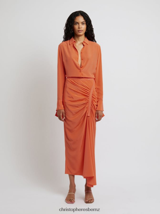 Christopher Esber Valencia Inclined Gathered Skirt Clothing R68N6Z158