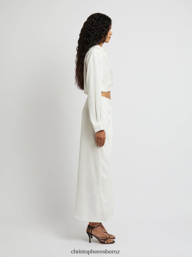 Christopher Esber White Wrapped Skirt Clothing R68N6Z155