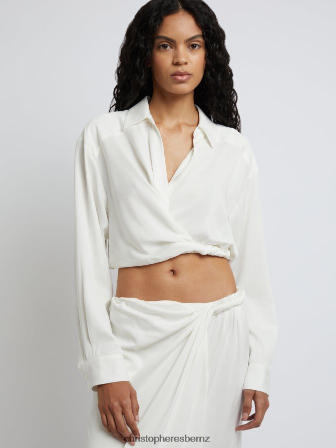 Christopher Esber White Wrapped Skirt Clothing R68N6Z155