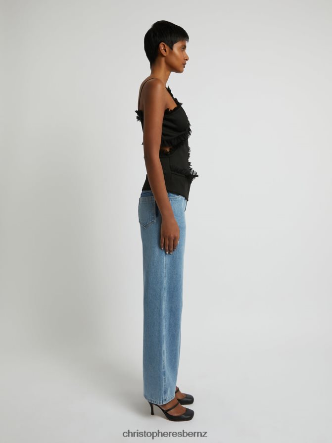 Christopher Esber Black Carina Interlinked Top Clothing R68N6Z121