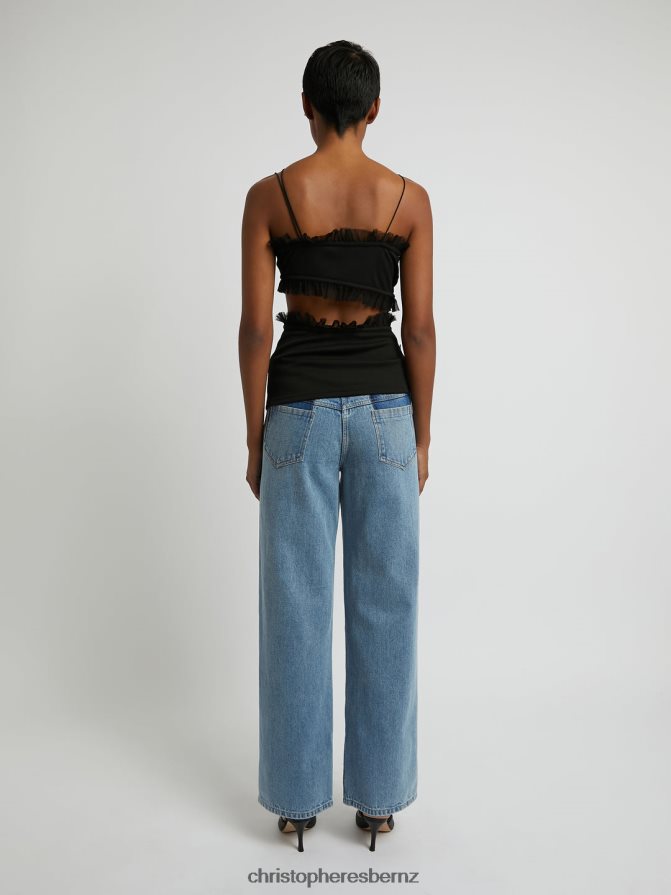 Christopher Esber Black Carina Interlinked Top Clothing R68N6Z121