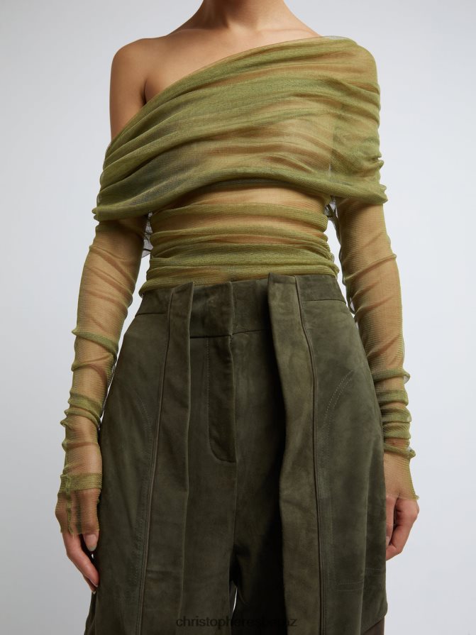 Christopher Esber Moss Veiled Top Clothing R68N6Z112