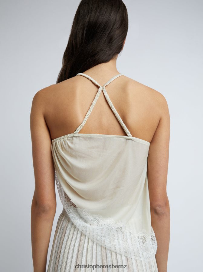 Christopher Esber Putty Galathea Halter Top Clothing R68N6Z87